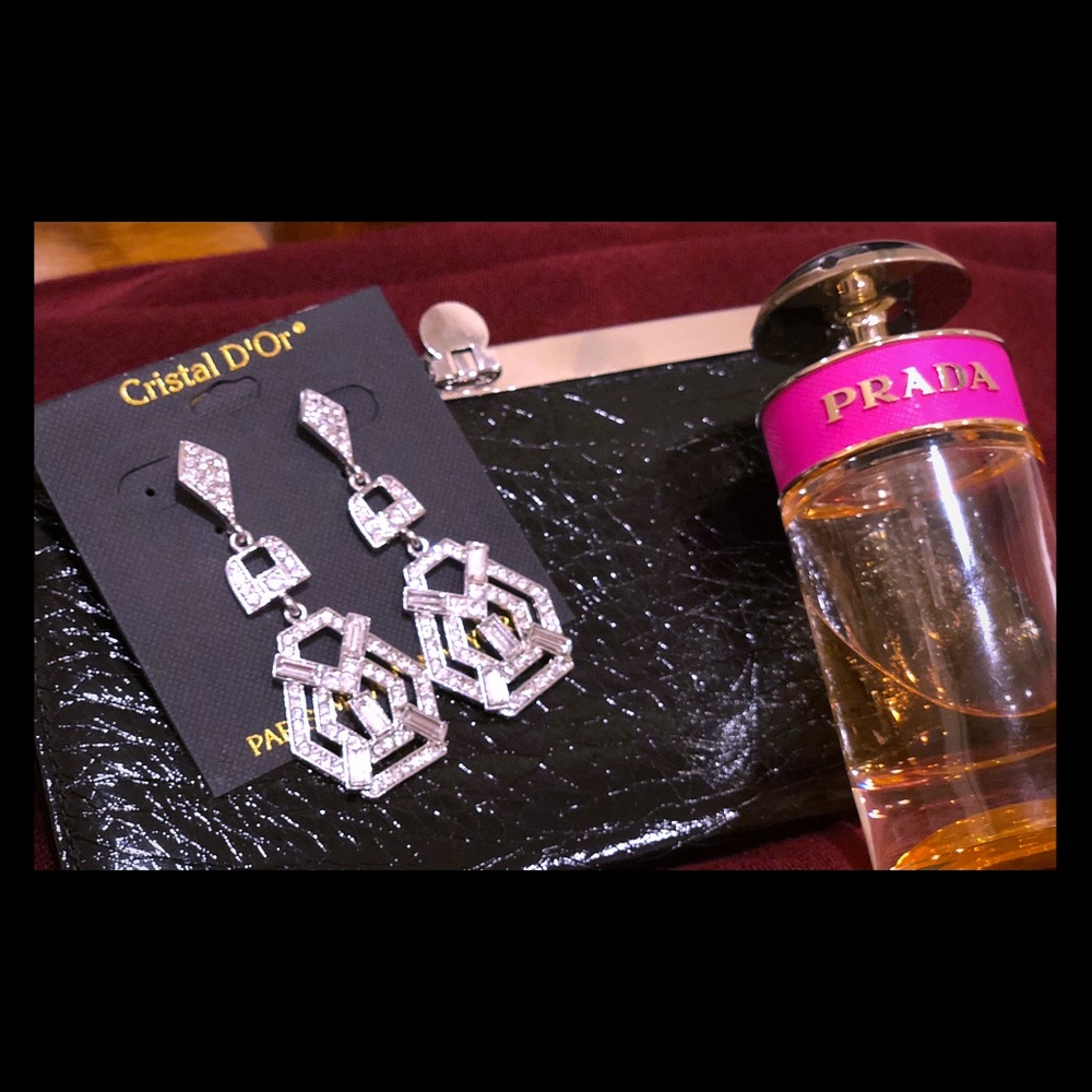 NWT Art Deco Chandelier Earrings